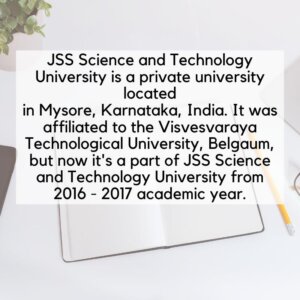 JSS Science and Technology University