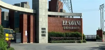PP Savani University (PPSU) Surat, Gujarat