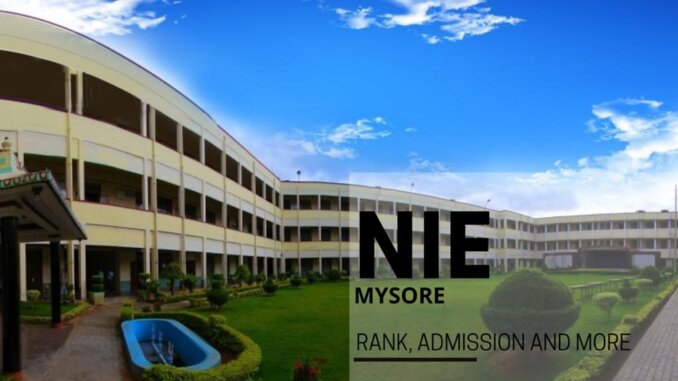 National Institute Of Engineering Rank Admission Courses Fees Cutoff Placements Career 