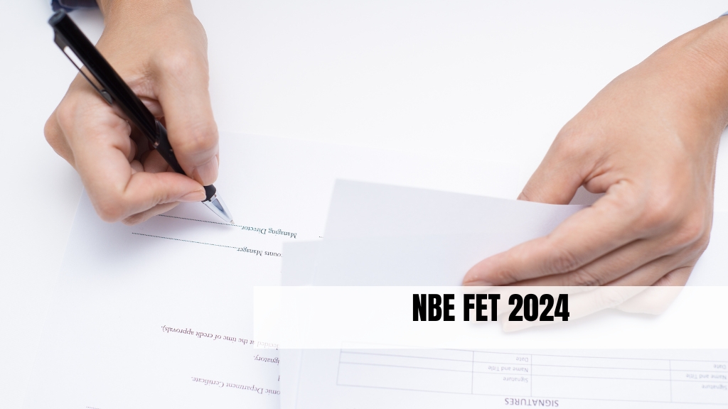 NBE FET 2024