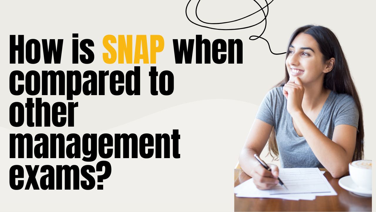 How is SNAP when compared to other management exams?