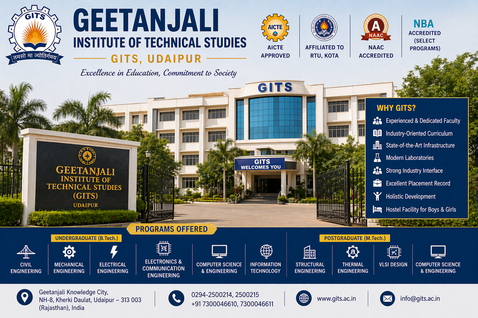 Geetanjali Institute of Technical Studies (GITS), Udaipur