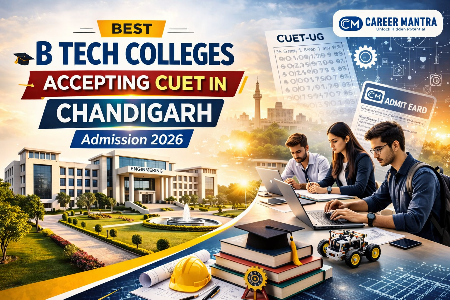 Best B Tech Colleges Accepting CUET in Chandigarh – Admission 2026