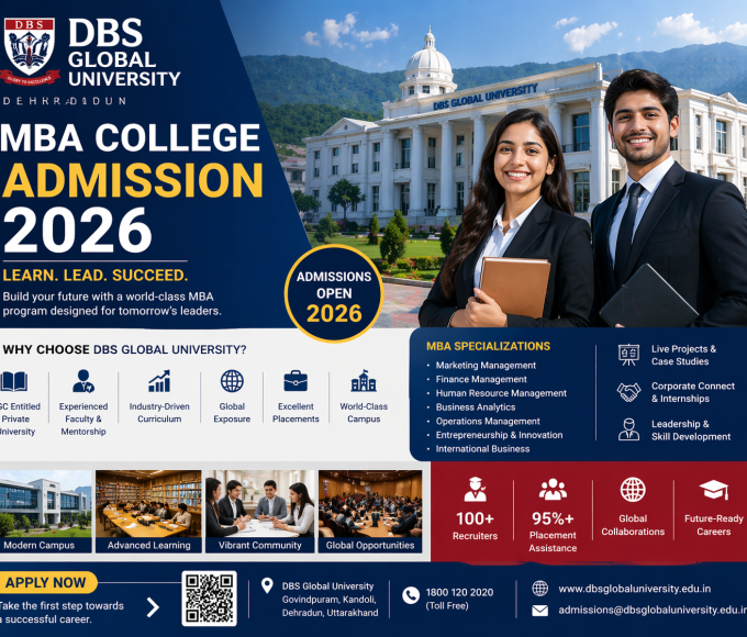 DBS Global University Dehradun Admission 2026