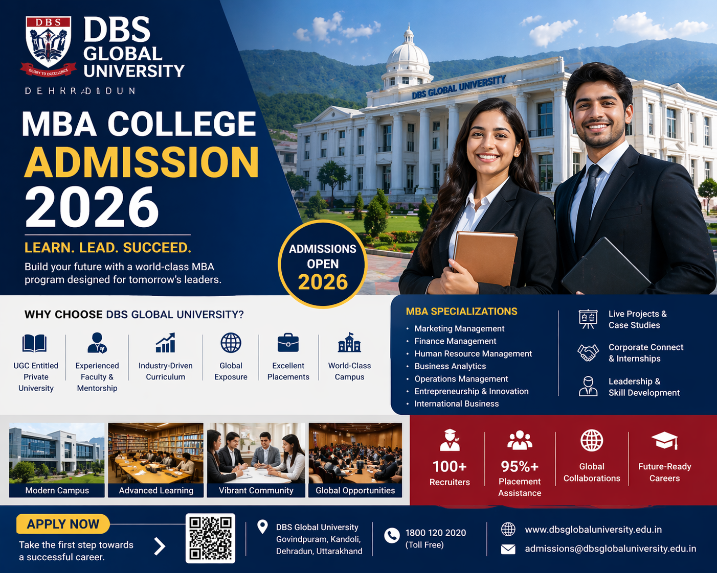 DBS Global University Dehradun MBA College Admission
