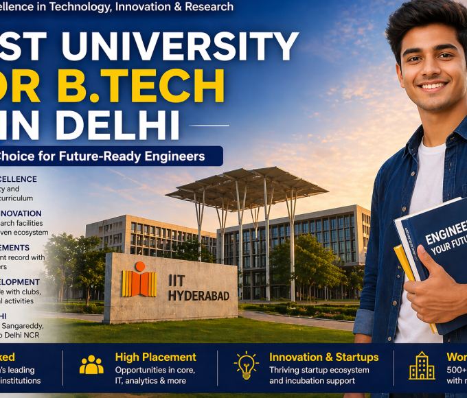 Best university for B tech in delhi