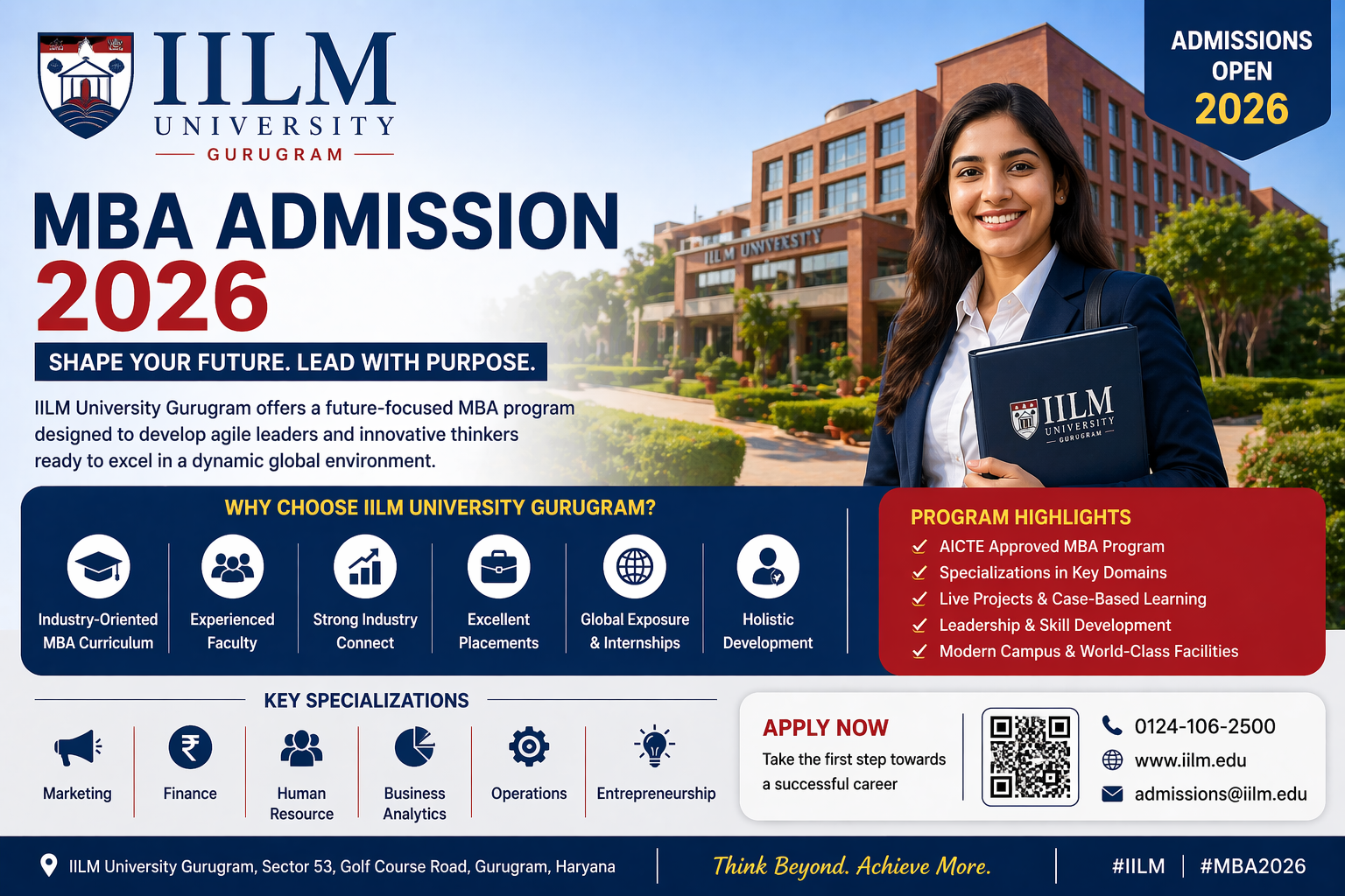 IILM University Gurgaon MBA Admission 2026
