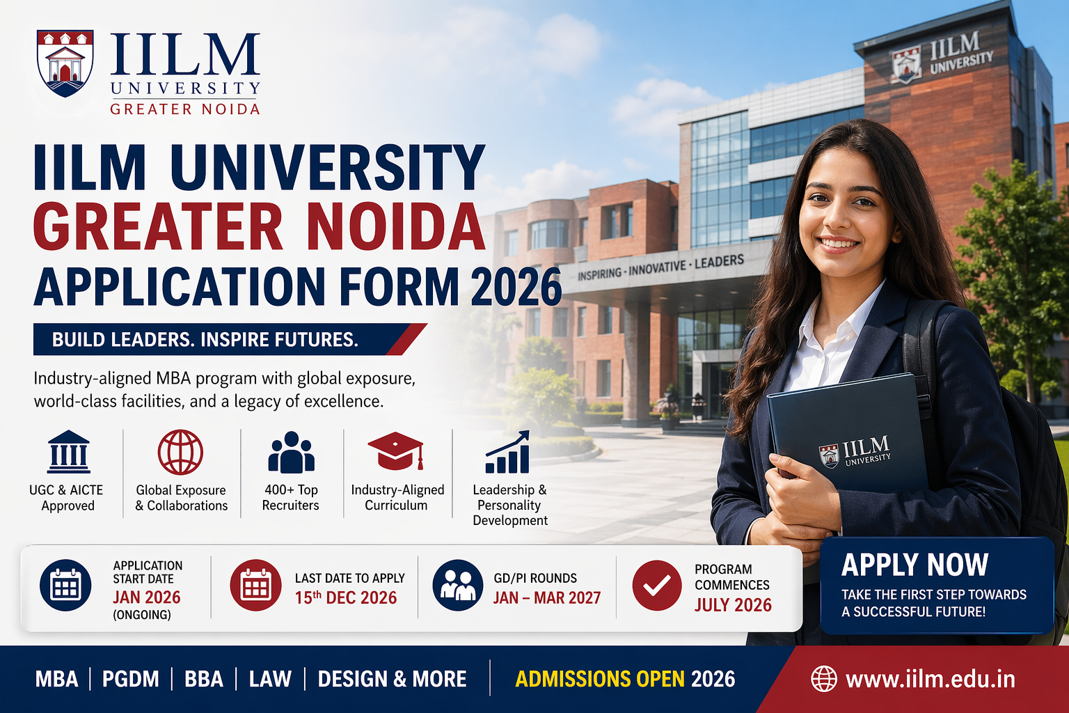 IILM University Greater Noida Application Form 2026