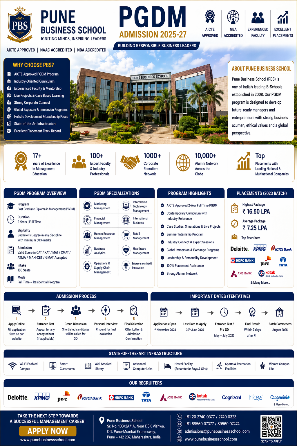 Pune Business School PGDM Admission 2026