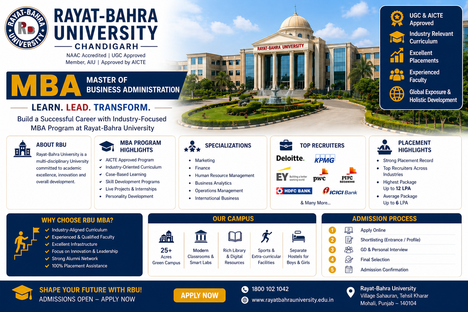 Rayat-Bahra University (RBU), Chandigarh