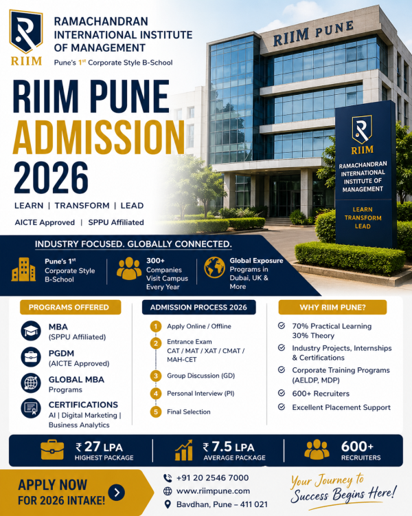 RIIM Pune Admission