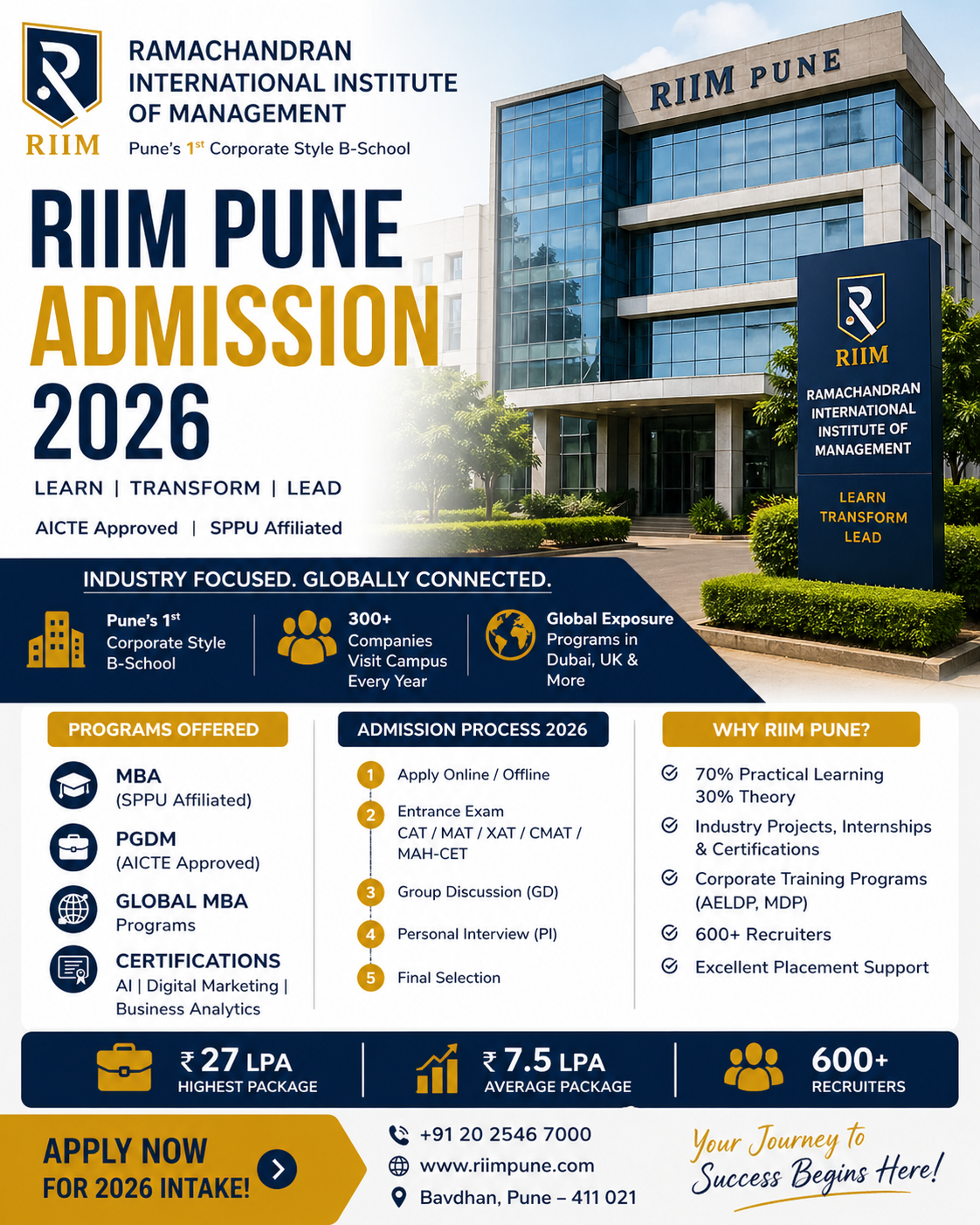 RIIM Pune Admission