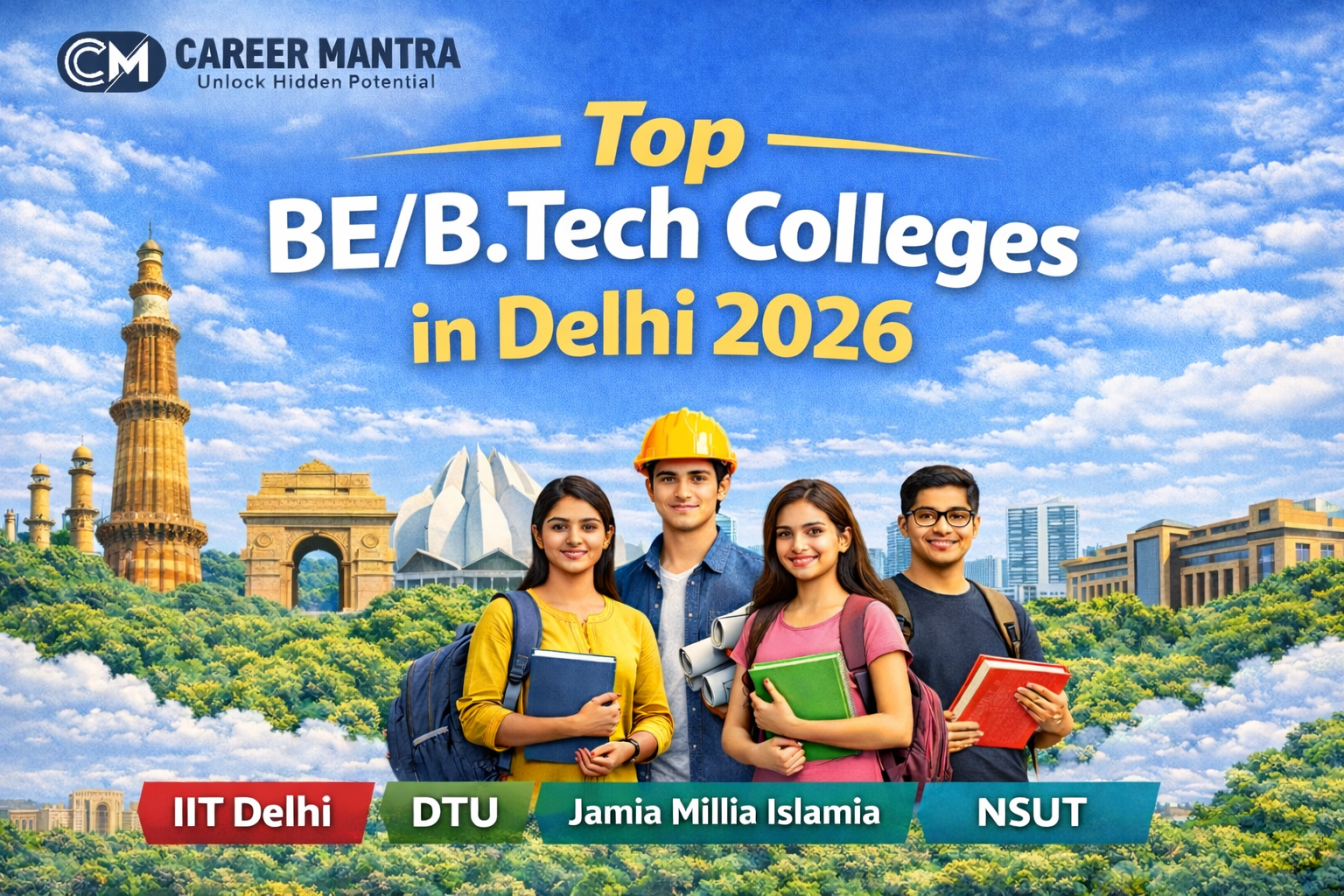Top BE/B.Tech Colleges in Delhi 2026