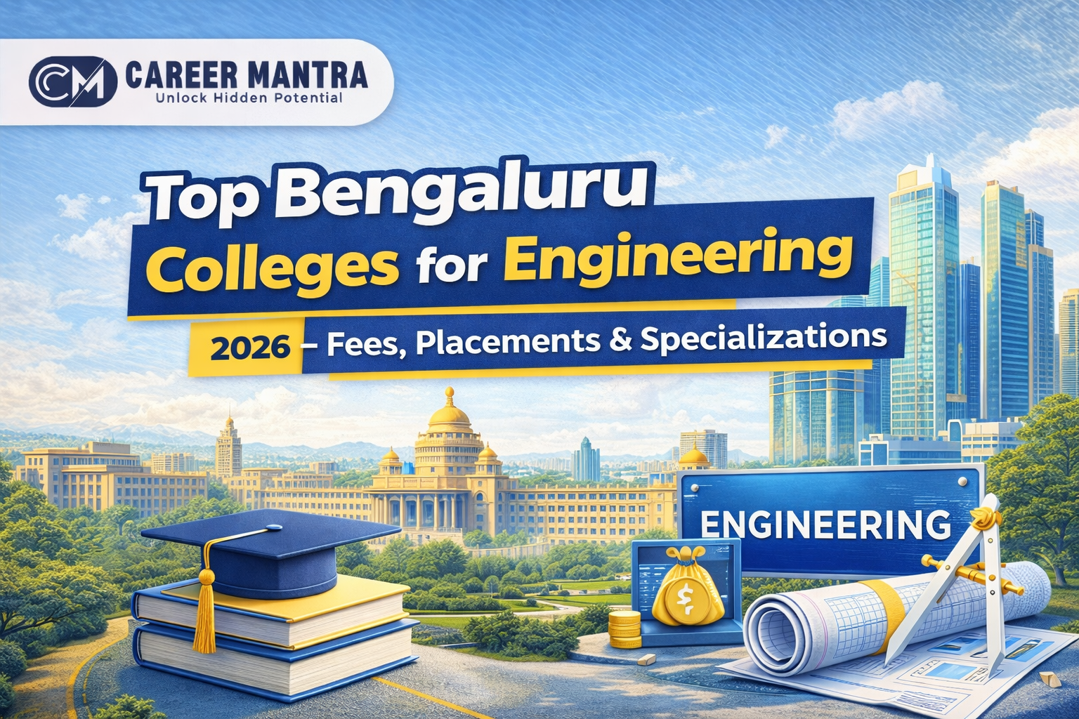 Top Bengaluru Colleges for Engineering 2026 – Fees, Placements & Specializations