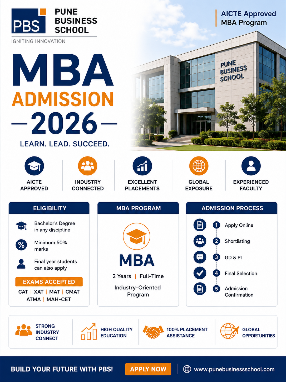 Pune Business School MBA Admission 2026