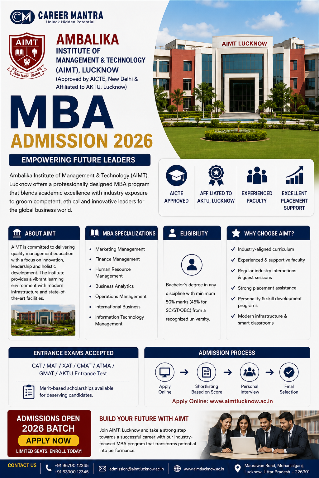 Ambalika Institute of Management & Technology (AIMT), Lucknow