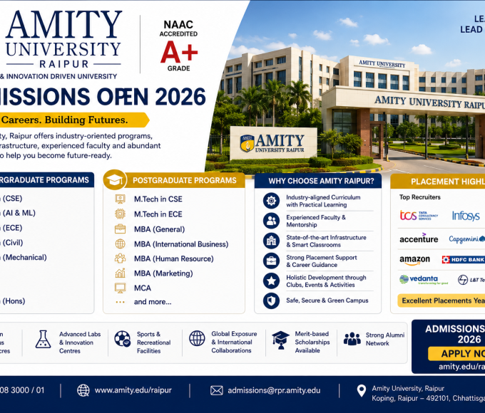 Amity University, Raipur 2026