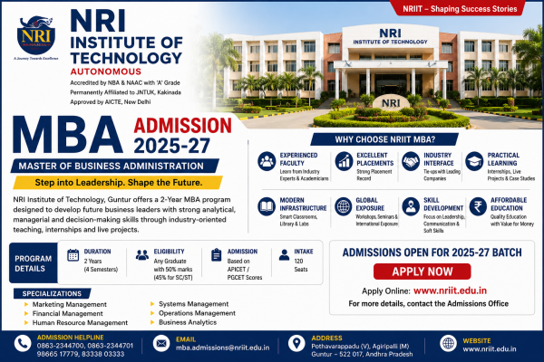 NRI Institute of Technology Guntur