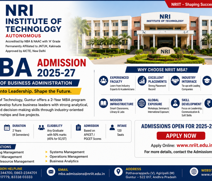 NRI Institute of Technology Guntur