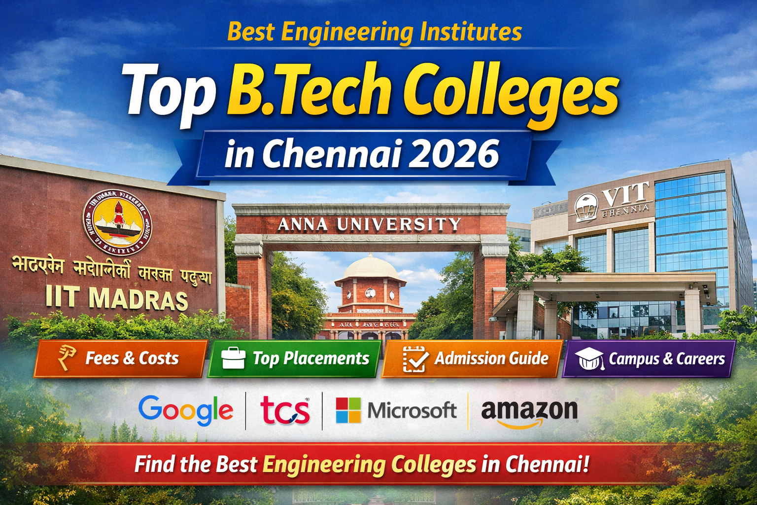 Best Engineering Colleges in Chennai 2026 Top Colleges • Fees • Placements