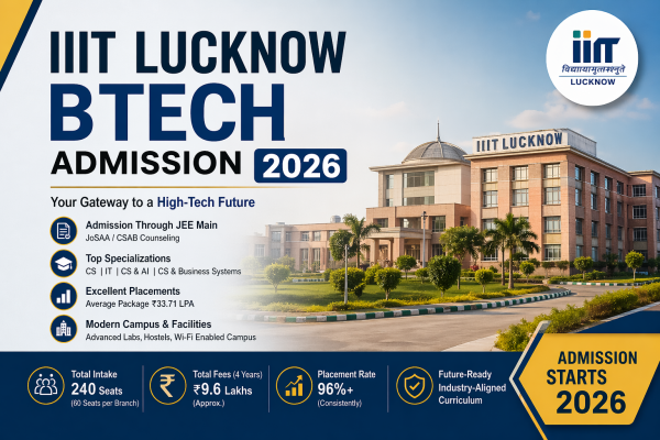 IIIT Lucknow BTech admission 2026  