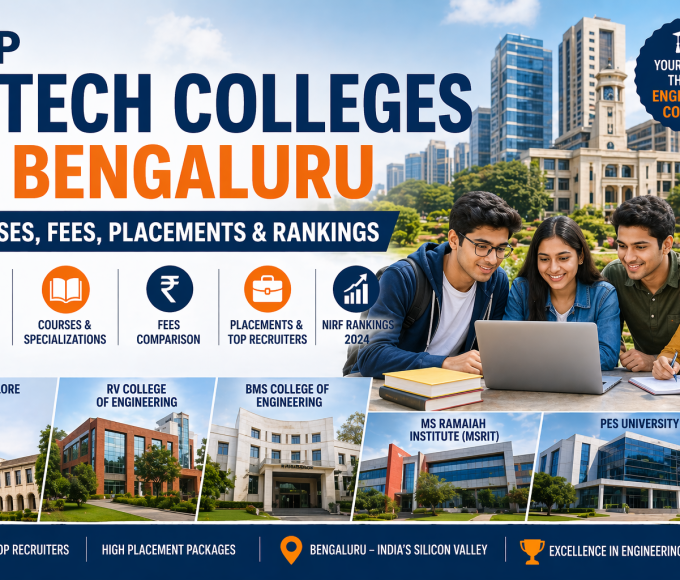 Top B.Tech Colleges in Bengaluru: Courses, Fees, Placements & Rankings