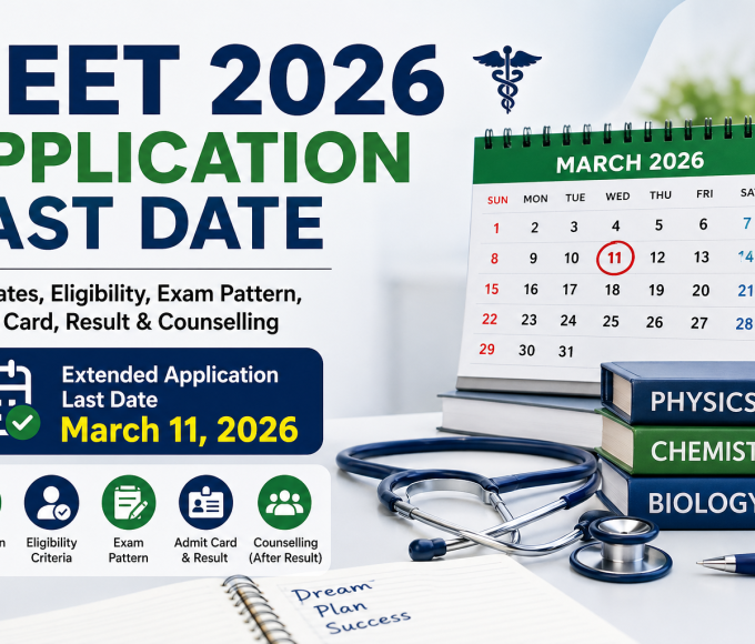 NEET 2026 Application Last Date  
