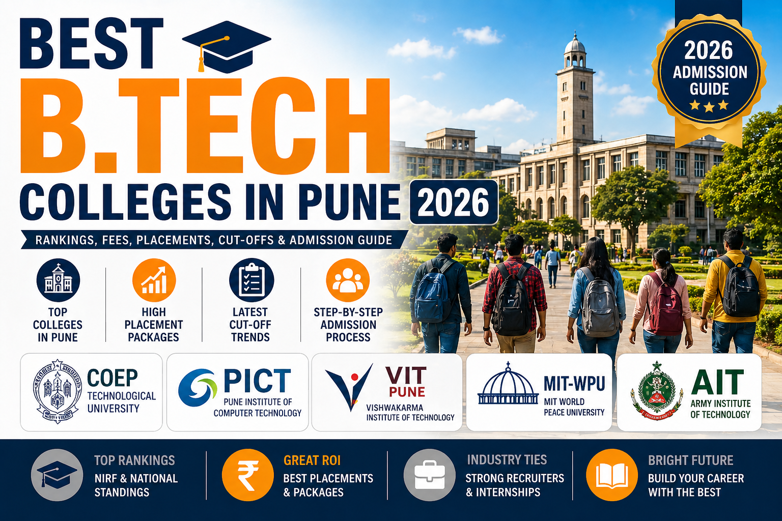 Best B.Tech colleges Pune 2026  