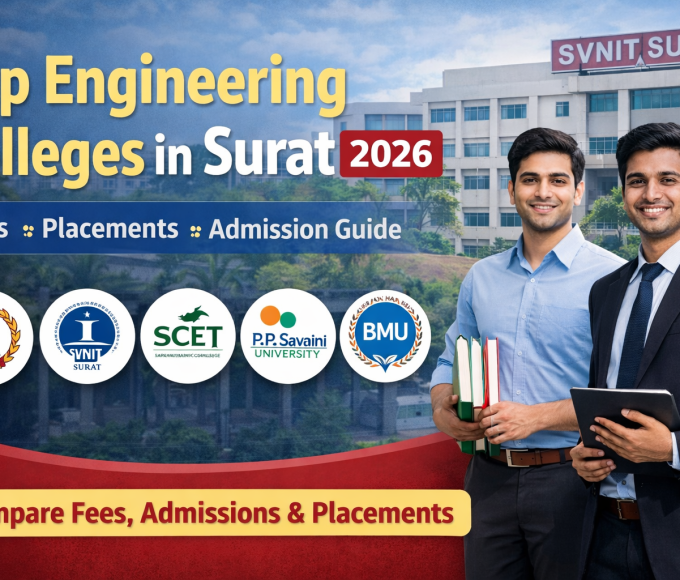 Top Engineering Colleges in Surat 2026 with fees, placements, and admission guide including SVNIT and IIIT Surat