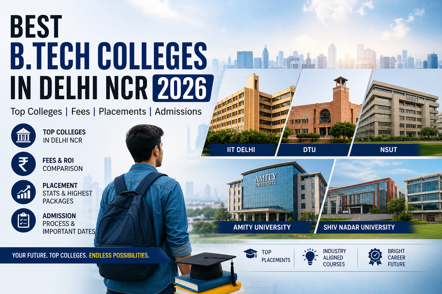 Best B.Tech colleges in Delhi NCR 2026  