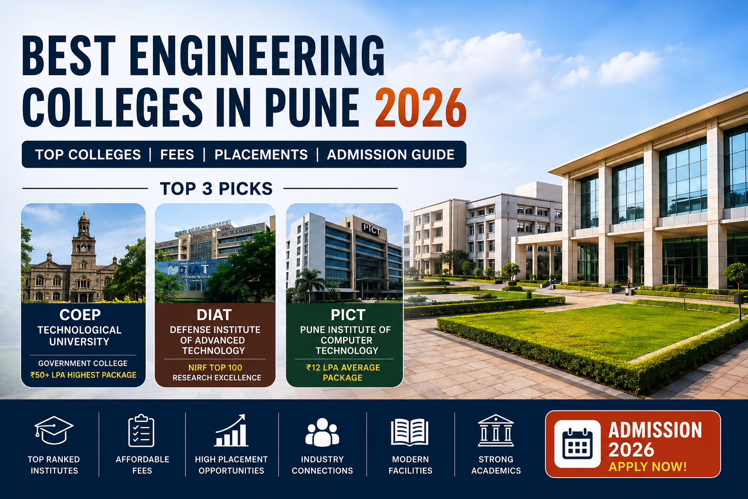 Best engineering colleges in Pune 2026  