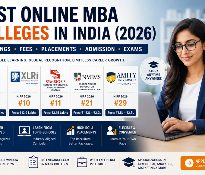 Best Online MBA Colleges in India (2026)