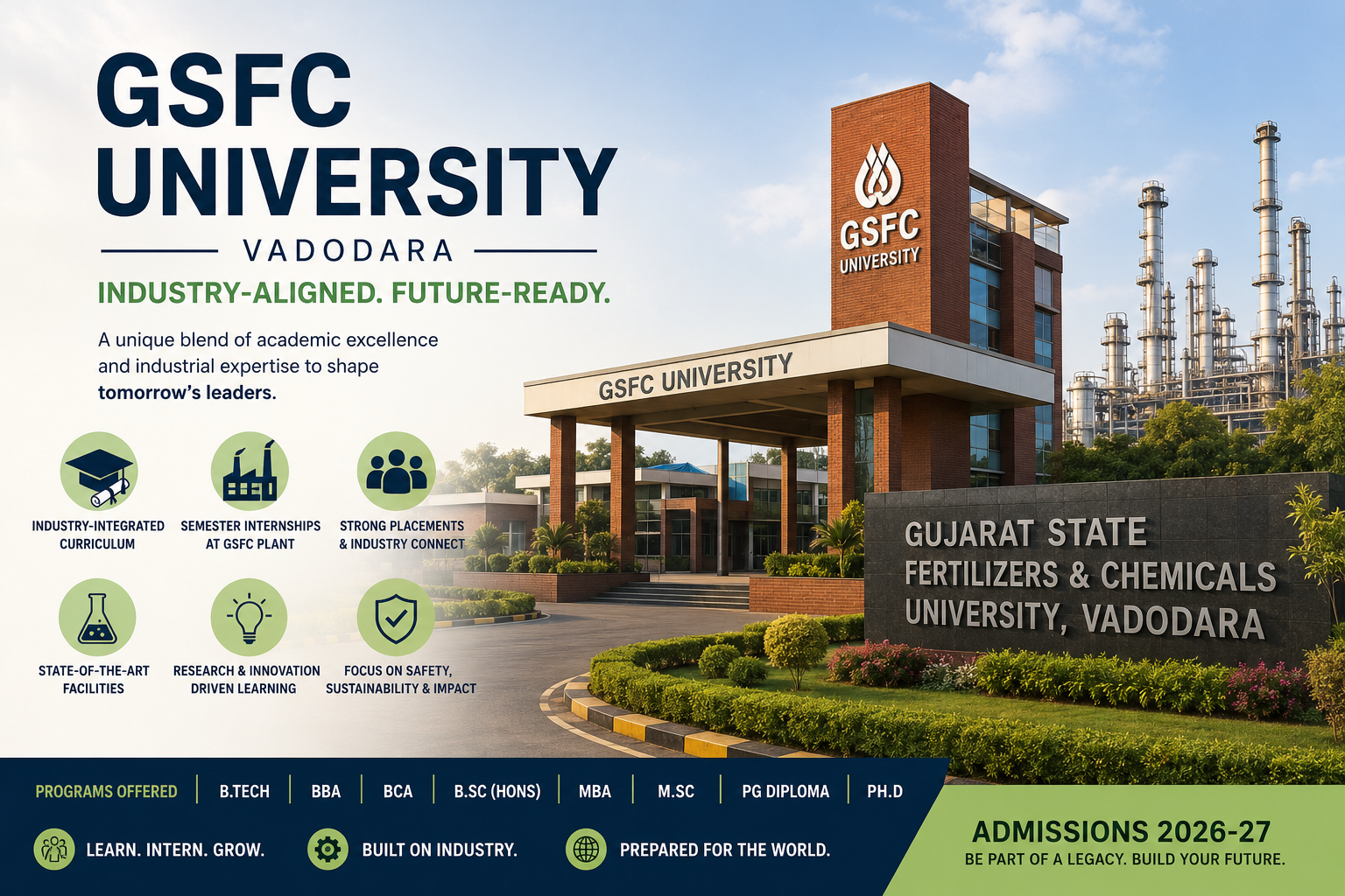Gujarat State Fertilizers and Chemicals (GSFC) University, Vadodara