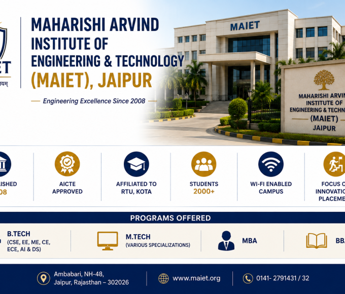 Maharishi Arvind Institute of Engineering & Technology (MAIET), Jaipur
