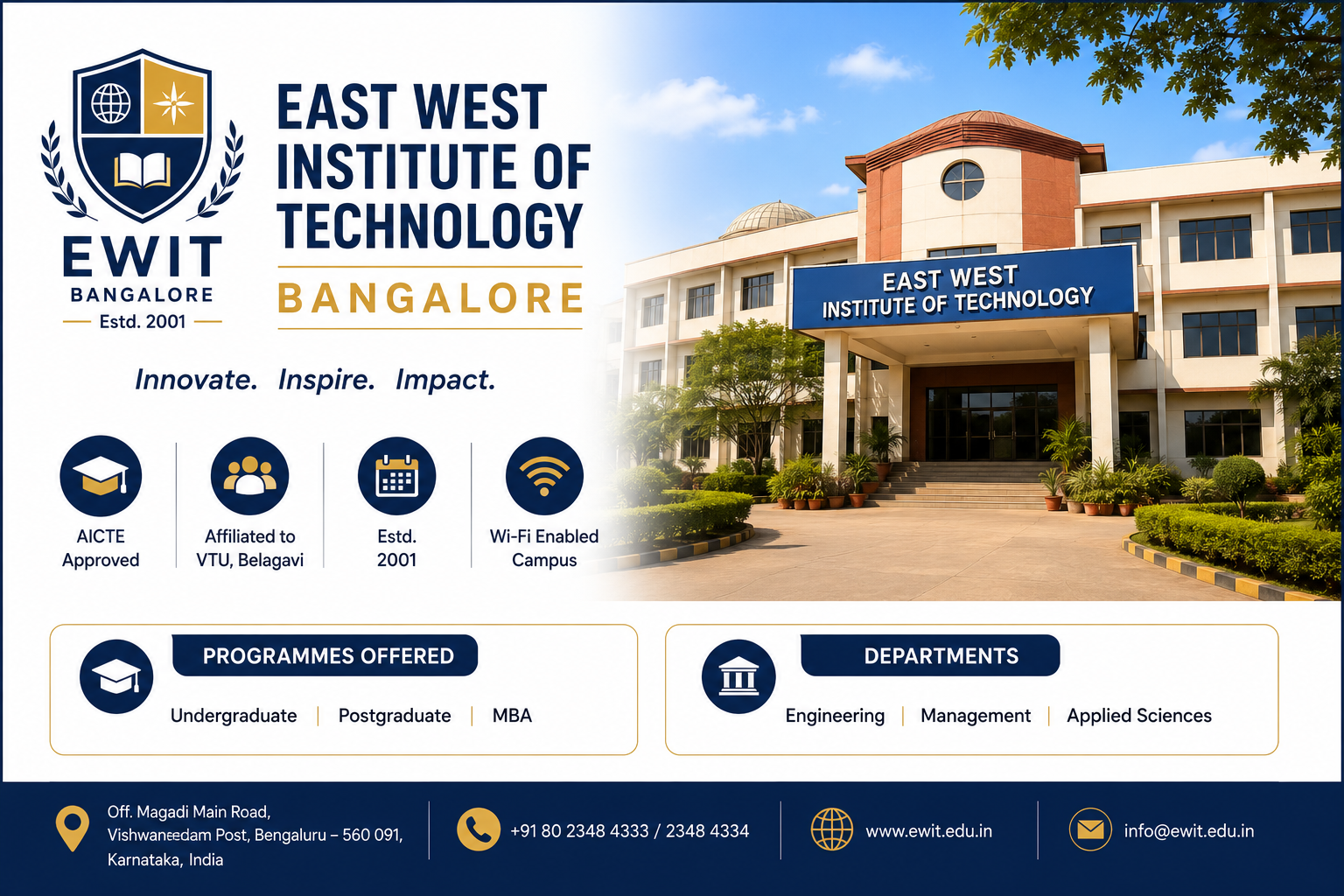 East West Institute of Technology (EWIT), Bangalore