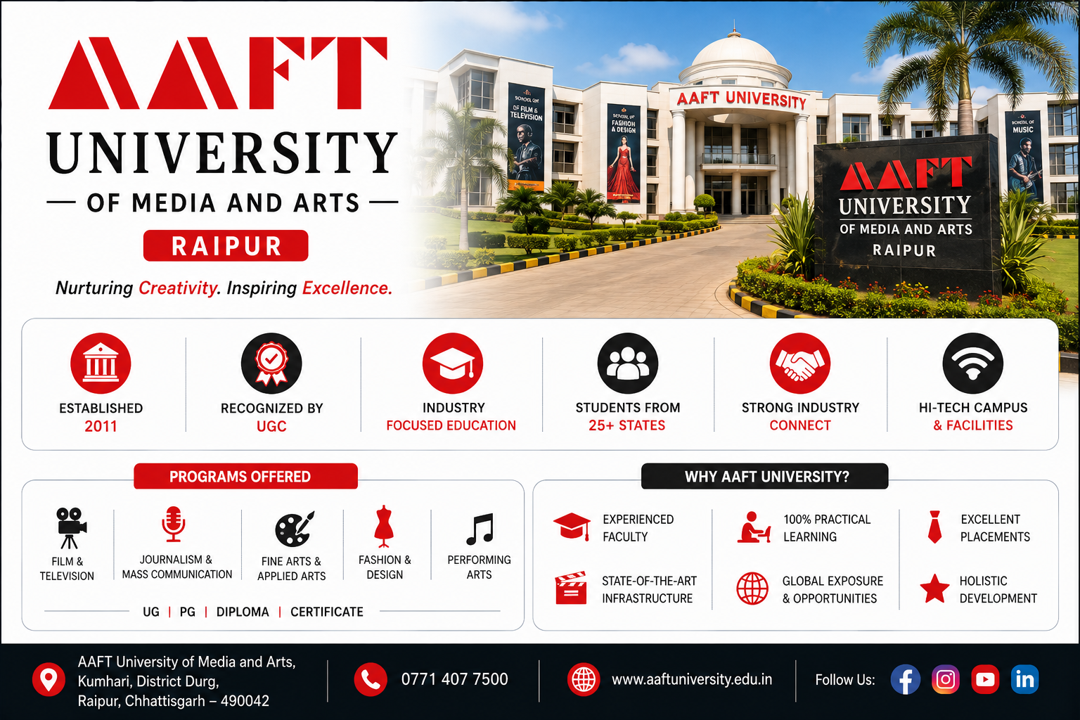 AAFT University of Media and Arts, Raipur