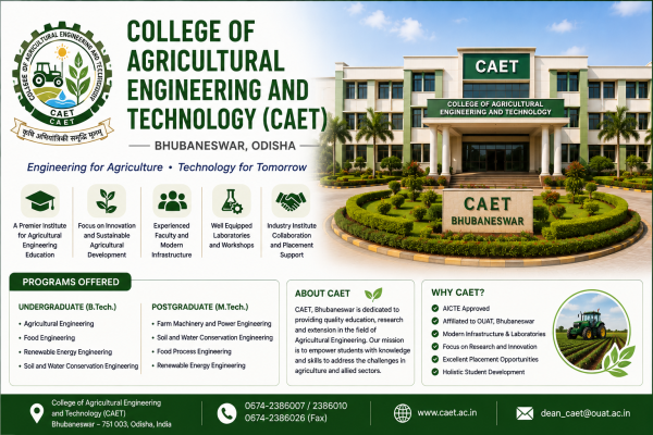 College of Agricultural Engineering and Technology (CAET), Bhubaneswar