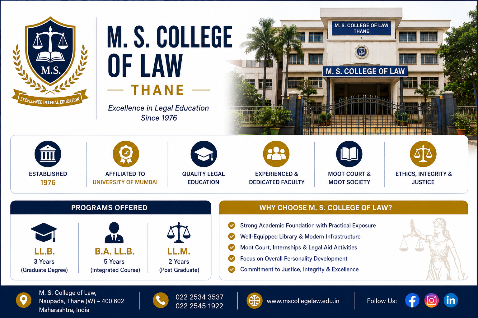 M. S. College of Law, Thane