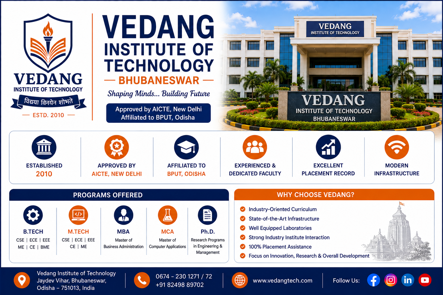 Vedang Institute of Technology (VIT), Bhubaneswar