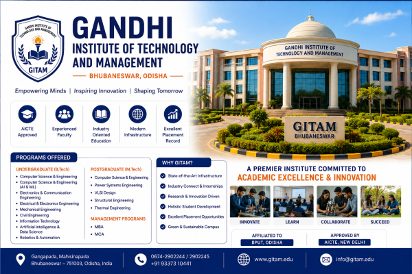 Gandhi Institute of Technology and Management (GITM), Bhubaneswar