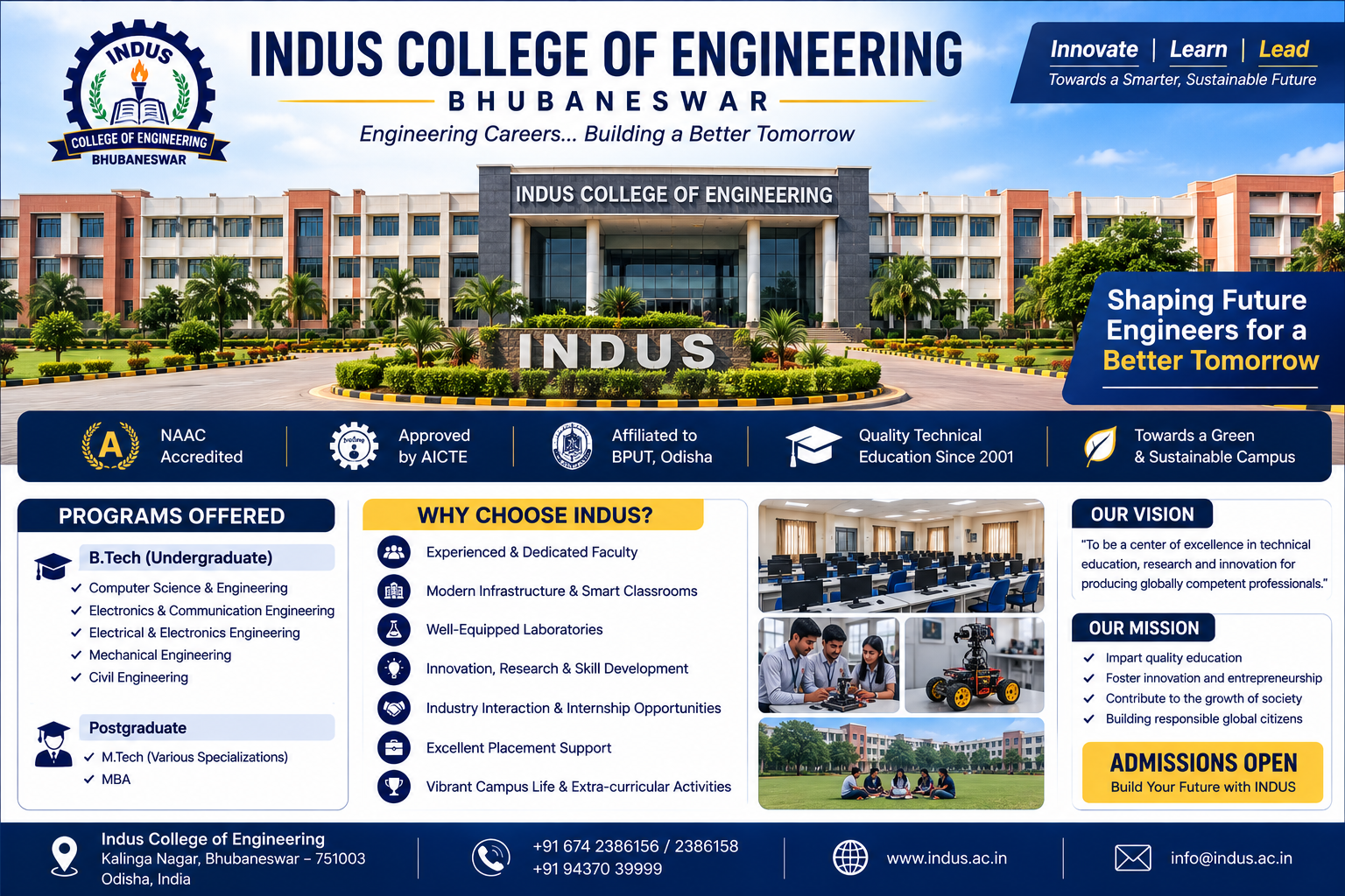 Indus College of Engineering, Bhubaneswar