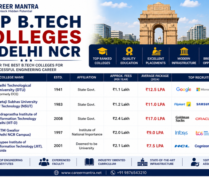Top Btech colleges in delhi ncr